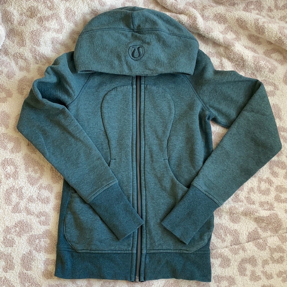 Green Lululemon Scuba Hoodie
